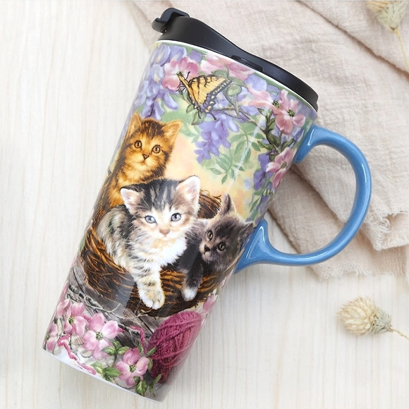 cypress Other - Adorable Travel Cat / Kitten Mug / Tumbler